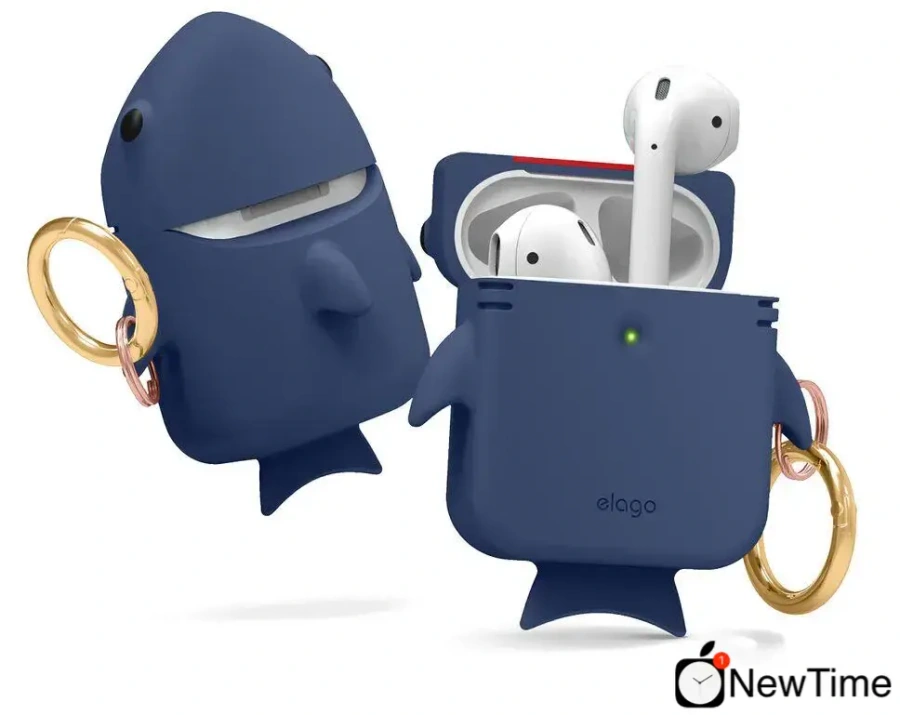 Elago Shark Case Jean Indigo for Airpods (EAP-SHARK-JIN) 